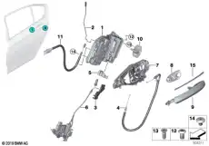 Ручка двери BMW 51 21 7 472 789