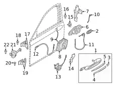 Door handle, 51218492265 BMW