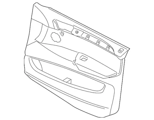 Door trim pa 51418065522 BMW