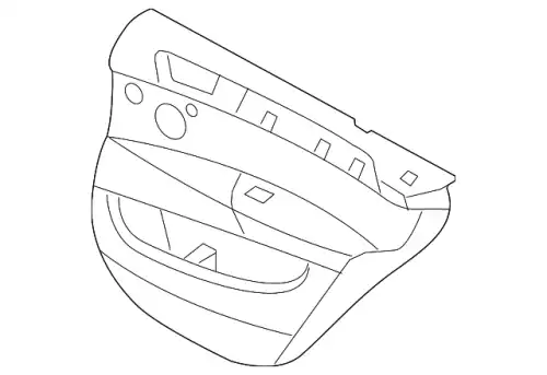 Door trim pa 51428066160 BMW