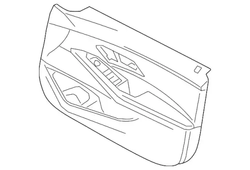 Door trim pa 51419460773 BMW