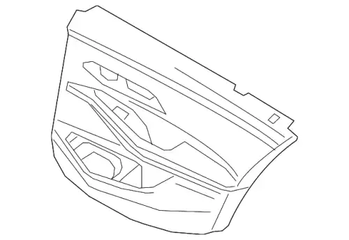 Door trim pa 51429460688 BMW