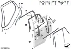 Ручка двери BMW 51 76 9 447 076