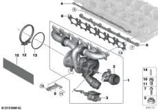 Прокладка коллектора BMW 11 65 8 669 733