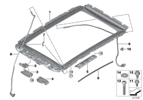 54 10 9 466 049 Уплотнитель из пеноматериала BMW