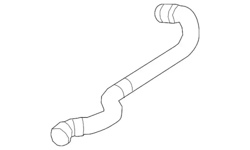 Hose heat ma 17128689256 BMW