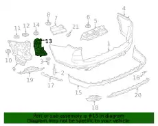 Mount, rear 51127420665 BMW
