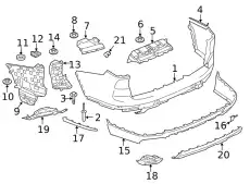 Mount, rear 51127420665 BMW