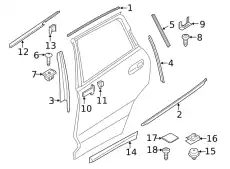 Shaft cover 51357433106 BMW