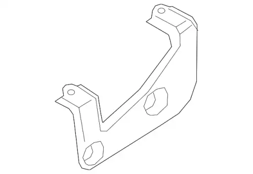 41007492370 Кронштейн крыла П Пд 3 BMW