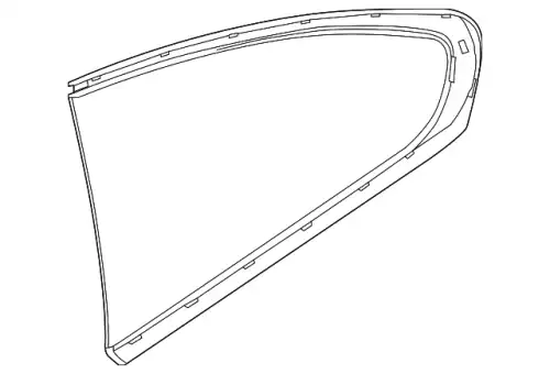 Side window, 51377424836 BMW