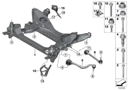 Рычаг подвески BMW 31 10 6 893 723
