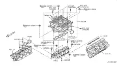 Прокладка коллектора NISSAN 14032-JK20A