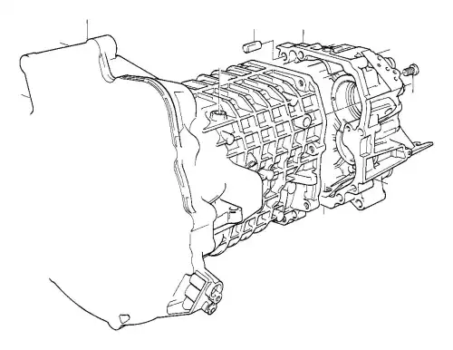 картер коробки передач 23111228048 BMW