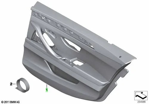 обшивка двери П Зд 51427280232 BMW