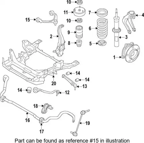 Рычаг подвески BMW 31 12 6 772 997