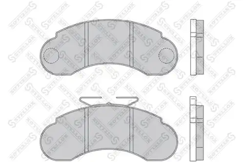 Тормозные колодки дисковые STELLOX 85-01441-SX