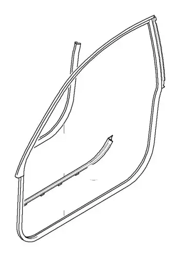 Уплотнитель двери 51767161723 BMW