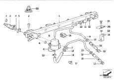 Форсунка !VALEO \BMW 5' E34, 7' E32 13 64 1 730 292