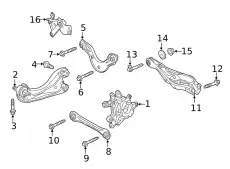 ARM COMP. A, RR. LOW 52370TGHA00 HONDA