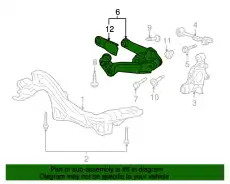 Рычаг подвески HONDA 52371T0GA02