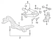 Рычаг подвески HONDA 52371T0GA02