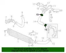 BAND, INTERCOOLER HO 17316RSXG01 HONDA