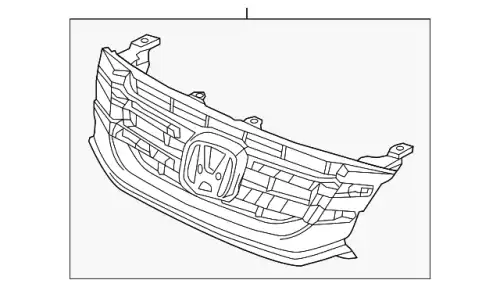 Решетка радиатора HONDA 75101TK8A22
