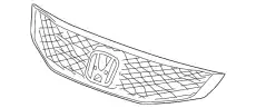 Решетка радиатора HONDA 71121SVAA50