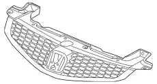 Решетка радиатора HONDA 71121TS8A01
