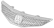 Решетка радиатора HONDA 71121TK6A11