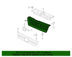 Решетка радиатора HONDA 75101SCVA02ZD