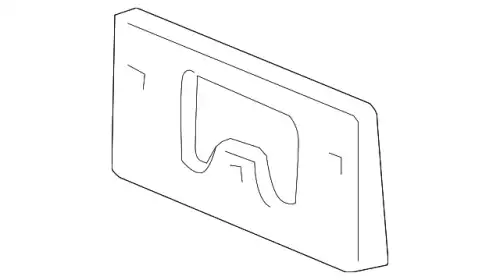 BASE,LICENSE PLT 71180SJCA00 HONDA