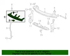 BEAM, FR. BUMPER CEN 71160TG7A50 HONDA