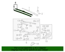 Щетка стеклоочистителя 76620TK6A01 HONDA