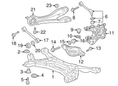  BOLT, LOWER ARM ADJU 52387SHJA02 HONDA