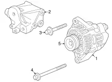 BRACKET, AUTO TENSIO 31160PCX000 HONDA
