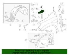 BRACKET, L. FR. FEND 60262TG7A10ZZ HONDA