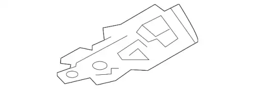BRACKET, L. FR. FEND 60262TG7A10ZZ HONDA