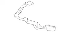 71190T5RA00 BRACKET, L. HEADLIGH HONDA