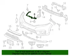 71190T5RA00 BRACKET, L. HEADLIGH HONDA