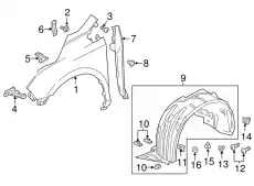 BRACKET, R. FR. FEND 60214THRA00ZZ HONDA