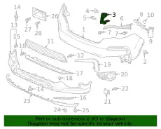 BRACKET, R. FR. GRIL 71155TG7A50 HONDA
