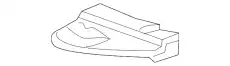 BRACKET, R. RR. BUMP 71503TM8A00 HONDA