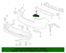 BRACKET, R. RR. BUMP 71503TM8A00 HONDA