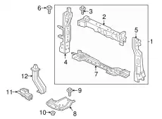 BULKHEAD COMP,FR 60400T7WA01ZZ HONDA