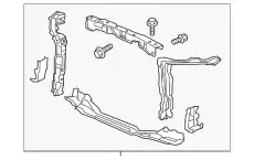 BULKHEAD COMP,FR 60400TR3A02ZZ HONDA