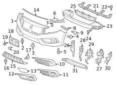 71104TBAA00 CAP,RADAR HONDA