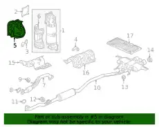 COVER COMP., TURBOCH 18120RPYG00 HONDA