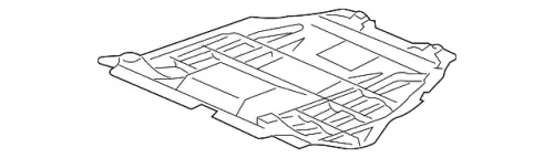 74111TM8A10 COVER,ENG UNDER HONDA